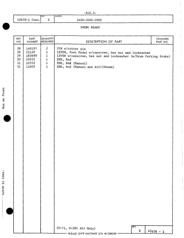 Alternative view of Manitowoc 3900 Crane Parts Manual 391082 2016