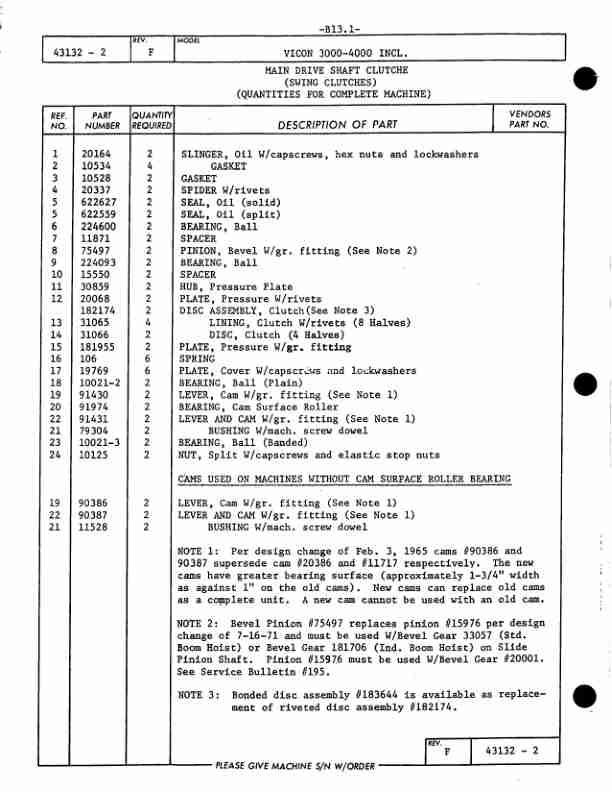 Alternative view of Manitowoc 3900 Crane Parts Manual 391088 2019