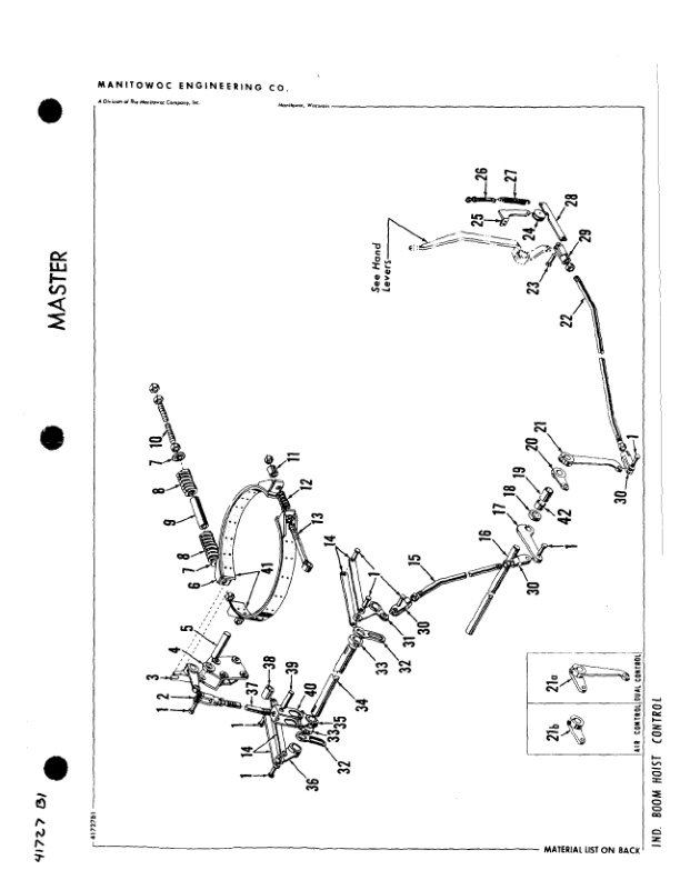 Alternative view of Manitowoc 3900 Crane Parts Manual 39192 2005