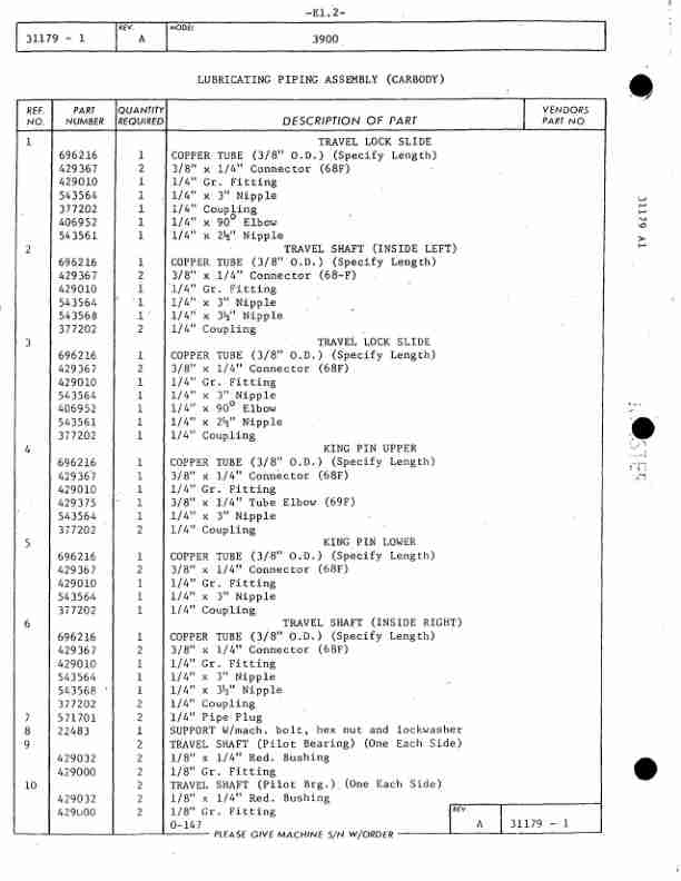 Manitowoc 3900 Crane Parts Manual 39270 2010 3 Manitowoc 3900 Crane Parts Manual 39270 2010 - Image 3