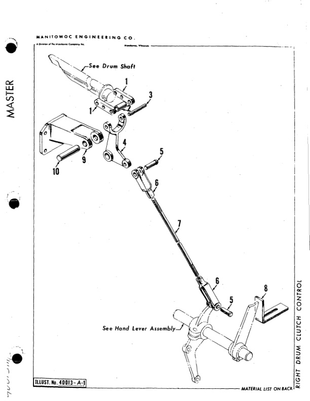 Alternative view of Manitowoc 3900 Crane Parts Manual 39296 2014