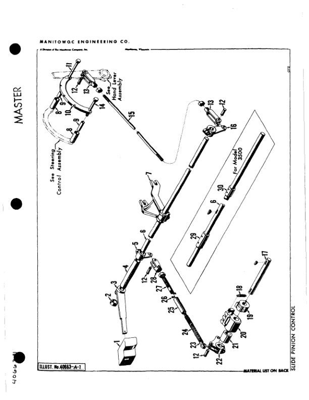 Alternative view of Manitowoc 3900 Crane Parts Manual 39303 2014