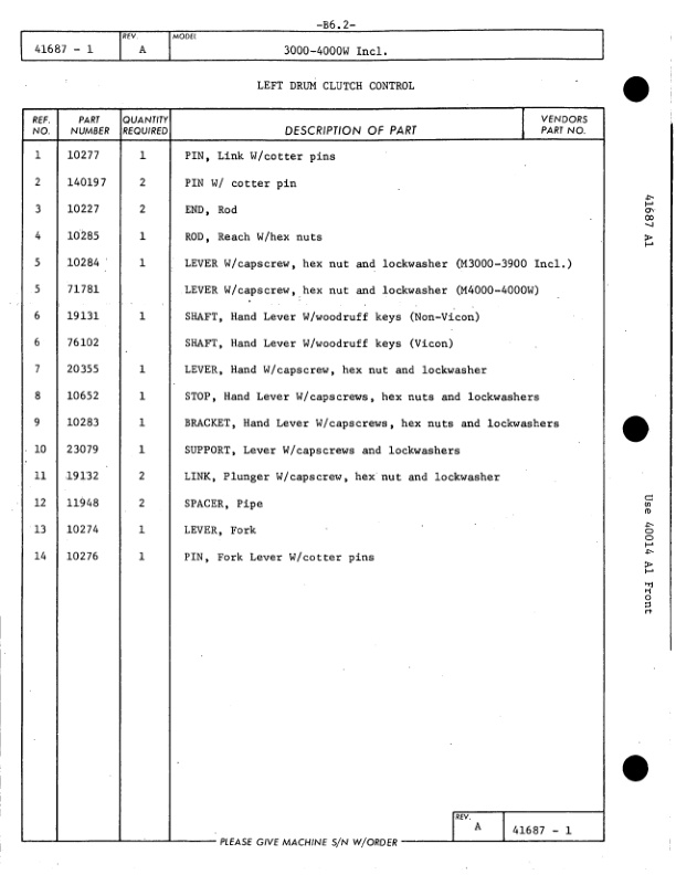 Alternative view of Manitowoc 3900 Crane Parts Manual 39331 2005