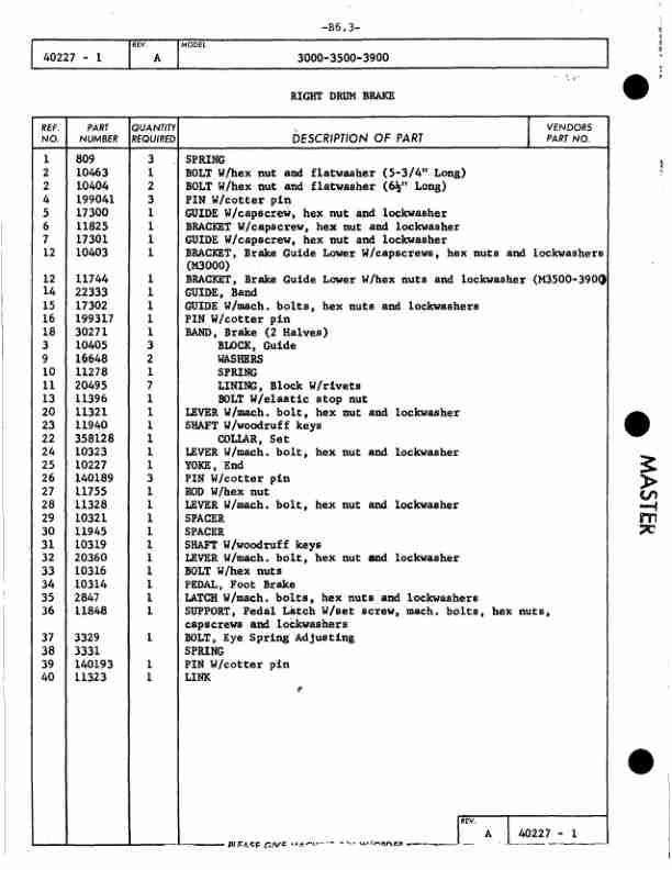 Alternative view of Manitowoc 3900 Crane Parts Manual 3943 2011