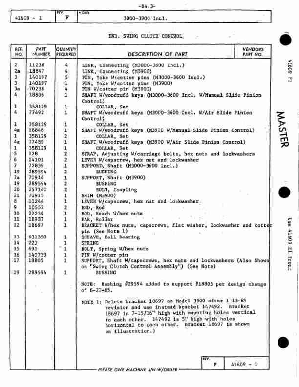 Alternative view of Manitowoc 3900 Crane Parts Manual 39681 2007