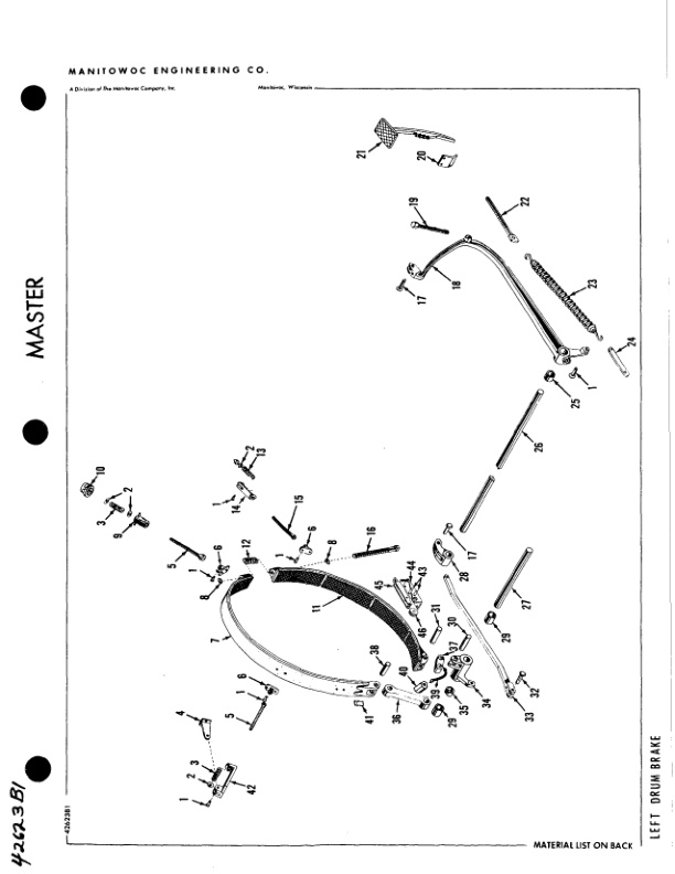 Alternative view of Manitowoc 3900 Crane Parts Manual 39764 2009