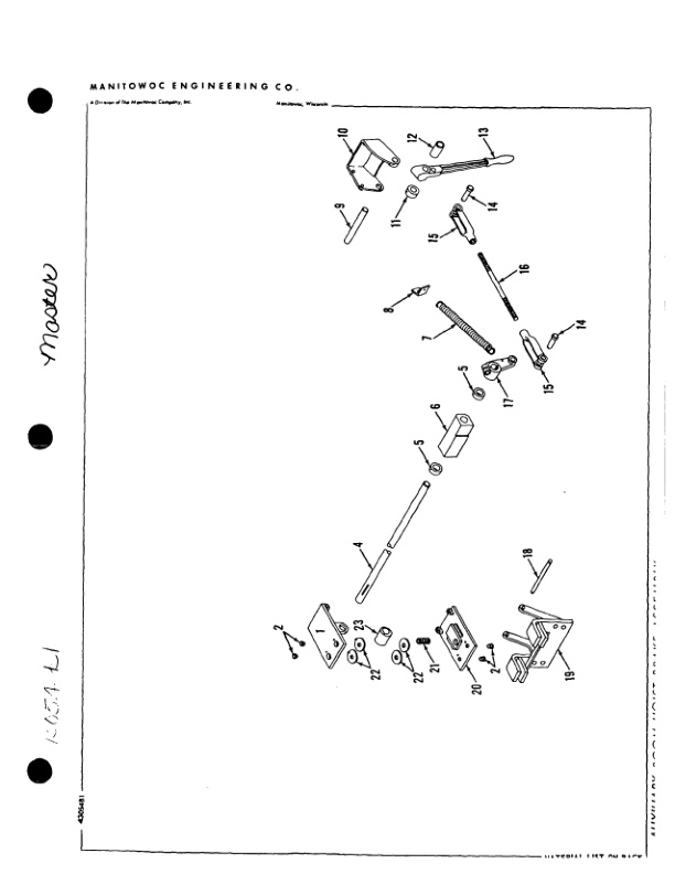 Alternative view of Manitowoc 3900 Crane Parts Manual 39778 2010