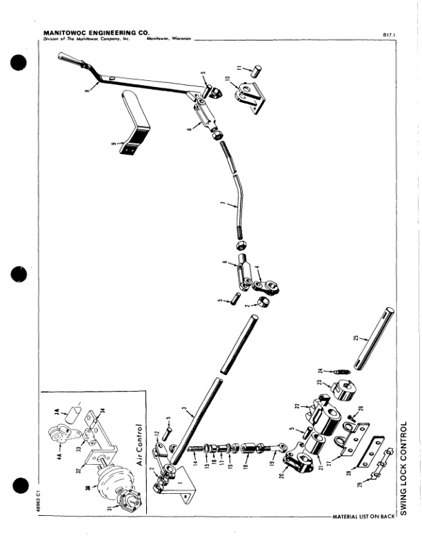 Alternative view of Manitowoc 3900T Crane Parts Manual 399023 2008