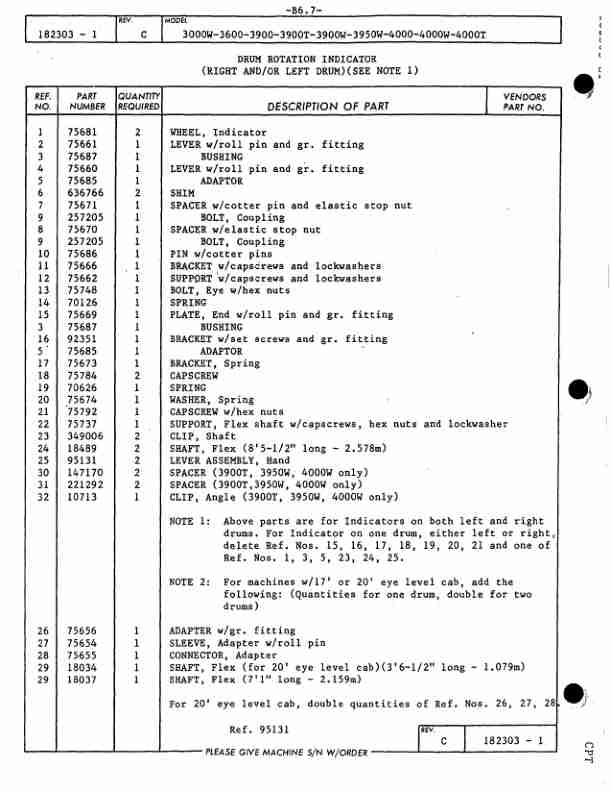 Alternative view of Manitowoc 3900T Crane Parts Manual 399048 2008