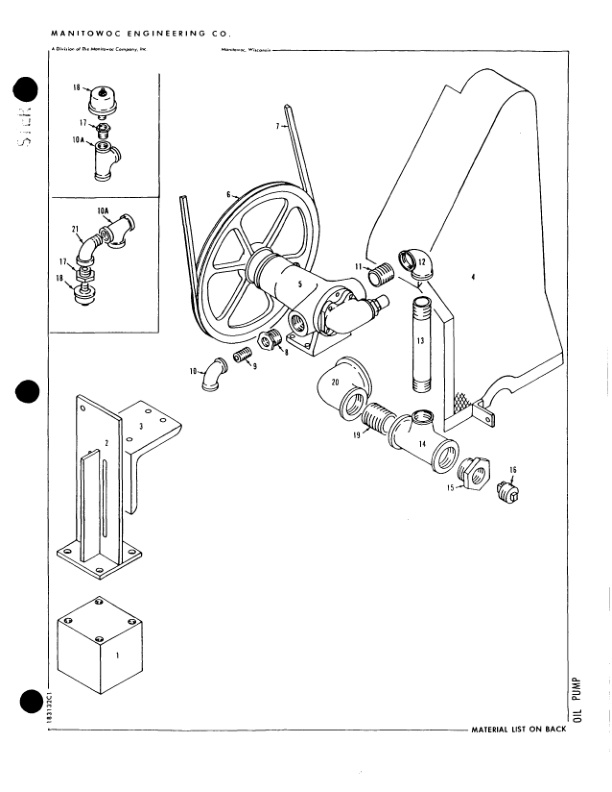 Alternative view of Manitowoc 3900T Crane Parts Manual 399049 2007