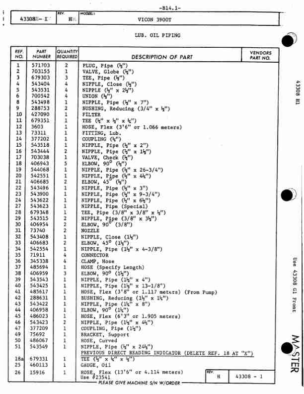 Alternative view of Manitowoc 3900T Crane Parts Manual 39972 2016