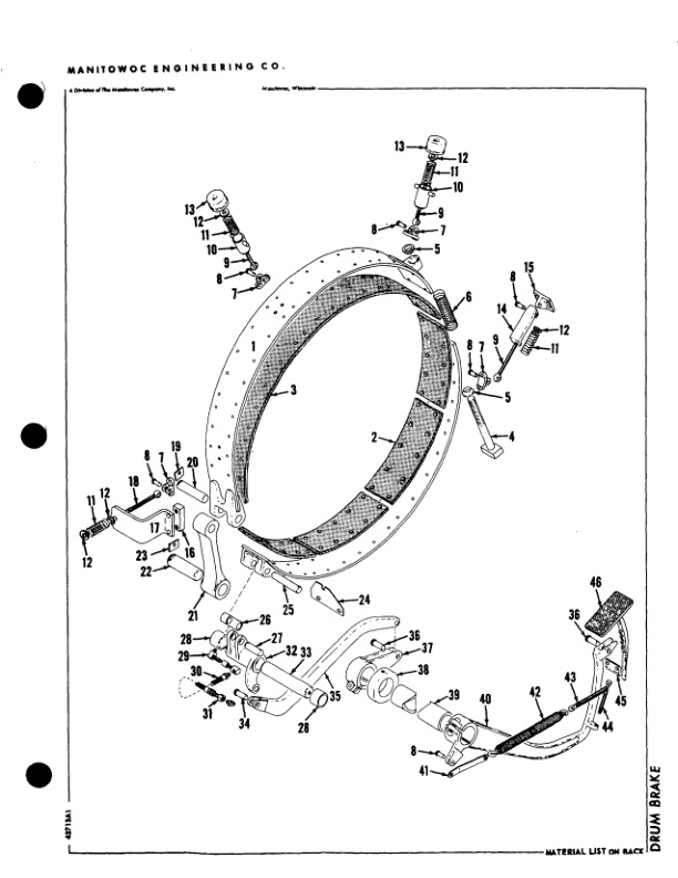 Alternative view of Manitowoc 3900W Crane Parts Manual 393063 2009