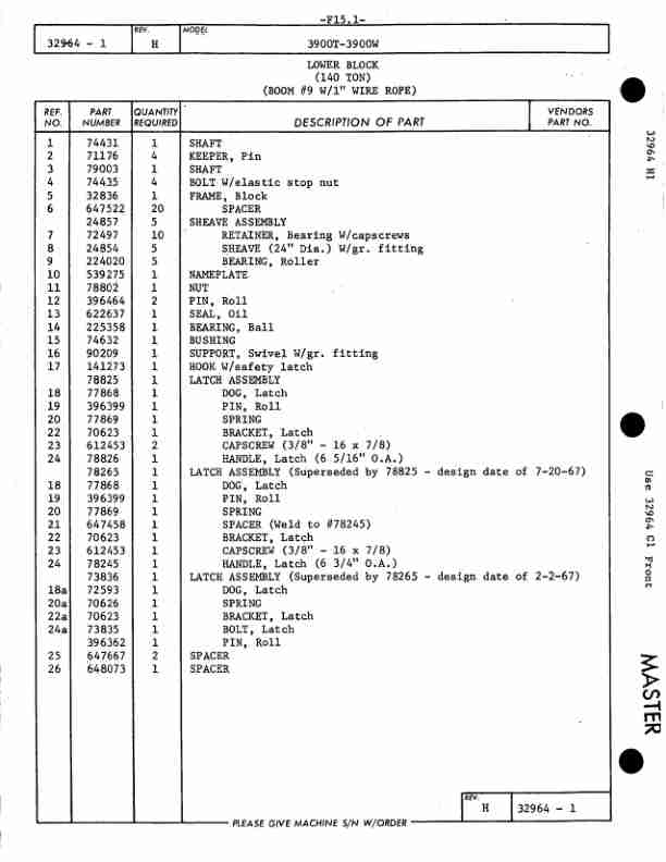 Manitowoc 3900W Crane Parts Manual 395007 2006 3 Manitowoc 3900W Crane Parts Manual 395007 2006 - Image 3