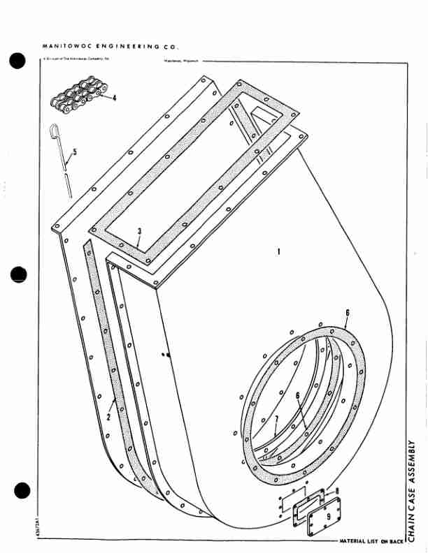 Alternative view of Manitowoc 3900W Crane Parts Manual 395011 2014