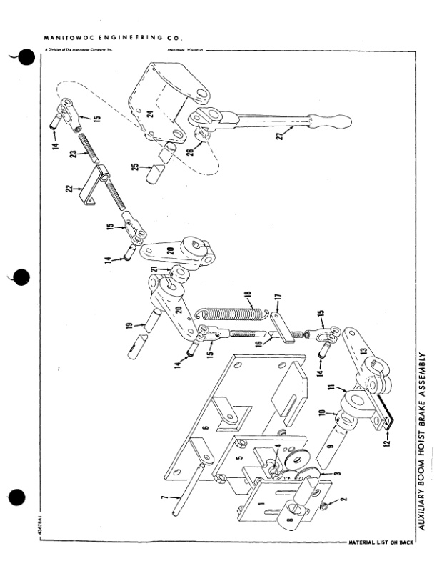Manitowoc 3900W Crane Parts Manual 395016 2005 2 Manitowoc 3900W Crane Parts Manual 395016 2005-2