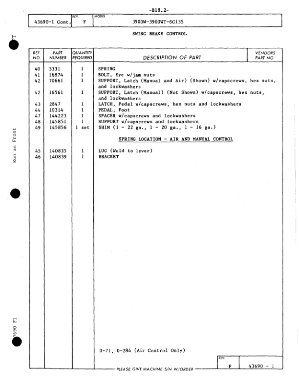 Alternative view of Manitowoc 3900W Crane Parts Manual 395037 2014