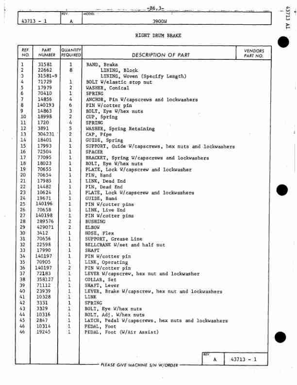 Manitowoc 3900W Crane Parts Manual 395039 2005 2 Manitowoc 3900W Crane Parts Manual 395039 2005-2
