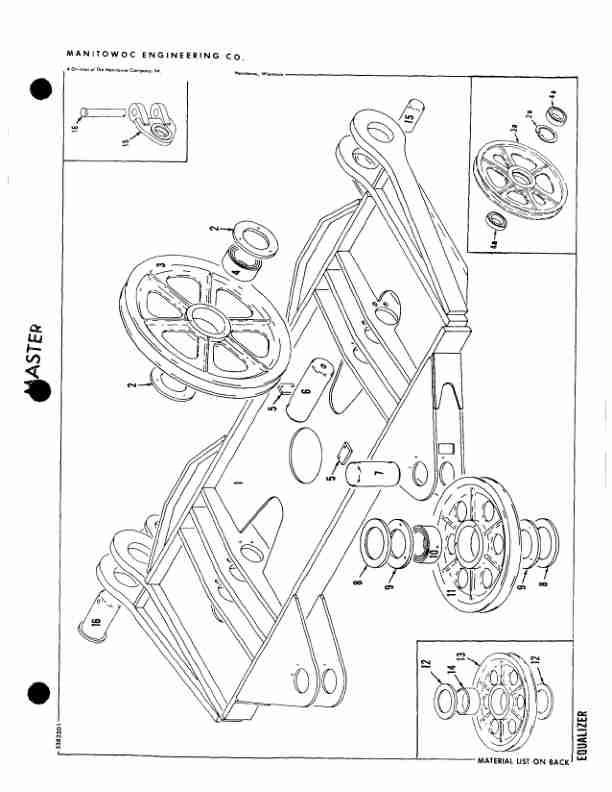Manitowoc 3900W Crane Parts Manual 395039 2005 3 Manitowoc 3900W Crane Parts Manual 395039 2005-3