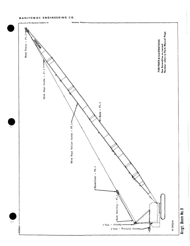 Manitowoc 3900W Crane Parts Manual 395041 2003 3 Manitowoc 3900W Crane Parts Manual 395041 2003-3
