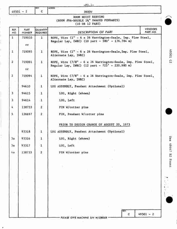 Manitowoc 3900W Crane Parts Manual 395192 2022 3 Manitowoc 3900W Crane Parts Manual 395192 2022 - Image 3