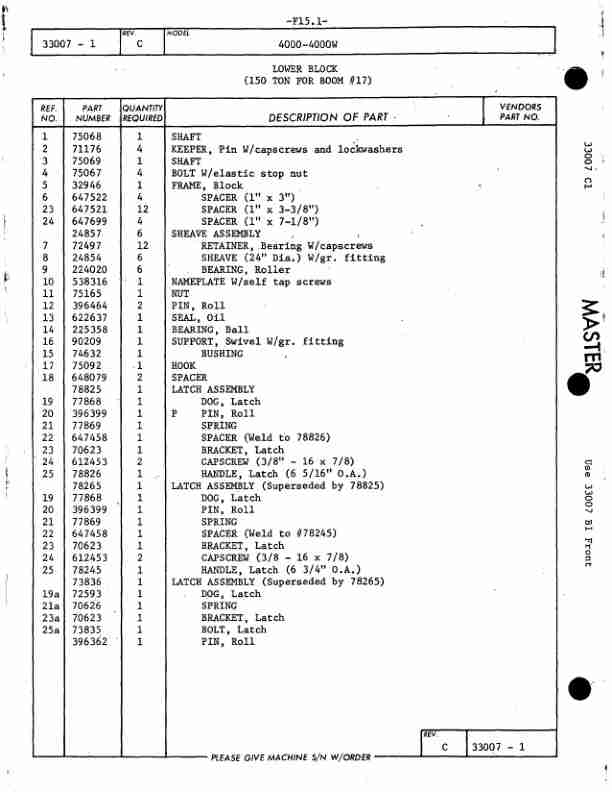 Manitowoc 4000 Crane Parts Manual 40050 2018 3 Manitowoc 4000 Crane Parts Manual 40050 2018 - Image 3