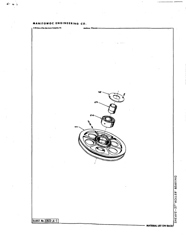 Manitowoc 4000W Crane Parts Manual 40292 2003 3 Manitowoc 4000W Crane Parts Manual 40292 2003-3