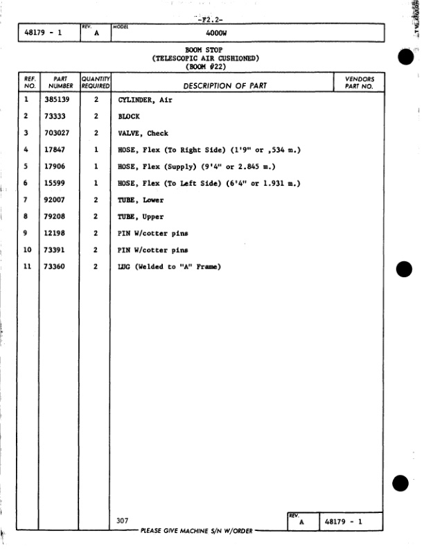 Manitowoc 4000W Crane Parts Manual 40349 2010 3 Manitowoc 4000W Crane Parts Manual 40349 2010 - Image 3