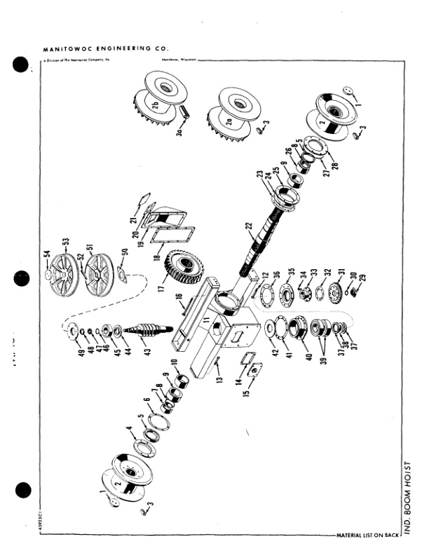 Alternative view of Manitowoc 4000W Crane Parts Manual 40352 2011