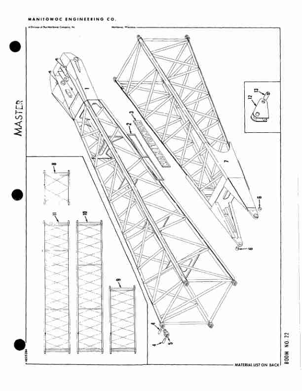 Manitowoc 4000W Crane Parts Manual 40371 2017 3 Manitowoc 4000W Crane Parts Manual 40371 2017-3