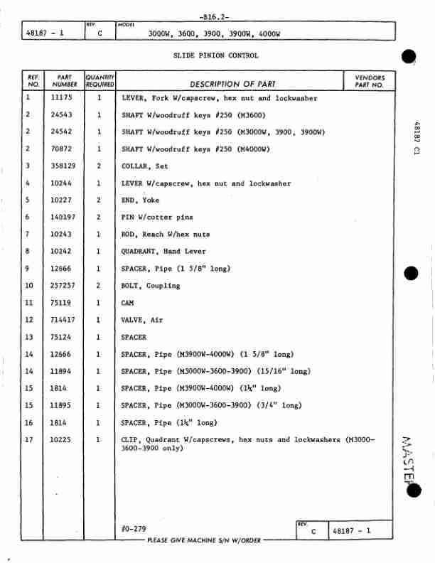 Alternative view of Manitowoc 4000W Crane Parts Manual 40448 2014