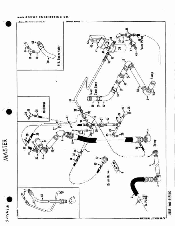 Alternative view of Manitowoc 4000W Crane Parts Manual 40589 2016