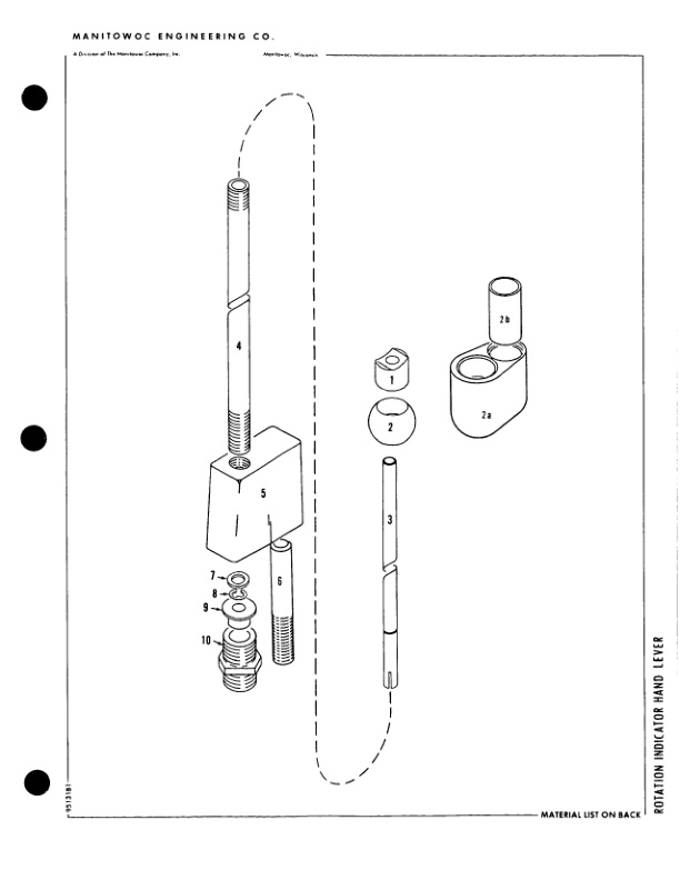 Manitowoc 4000W Crane Parts Manual 40610 2004 2 Manitowoc 4000W Crane Parts Manual 40610 2004-2