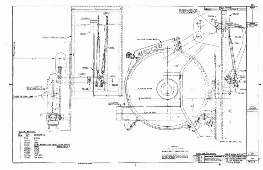 Alternative view of Manitowoc 4000W Crane Parts Manual 40689 2011