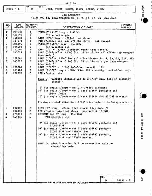 Manitowoc 4000W Crane Parts Manual 40698 2009 3 Manitowoc 4000W Crane Parts Manual 40698 2009 - Image 3