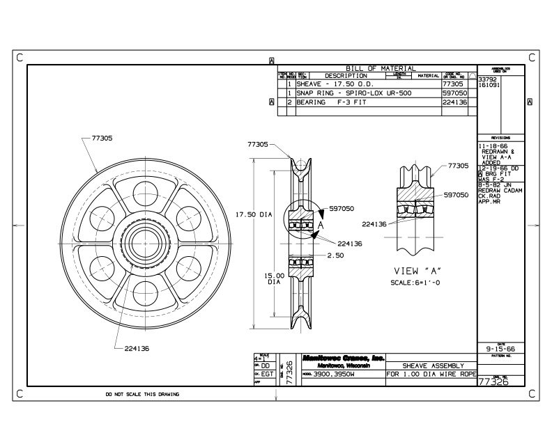 Manitowoc 4000W Crane Parts Manual 40731 2004 3 Manitowoc 4000W Crane Parts Manual 40731 2004-3