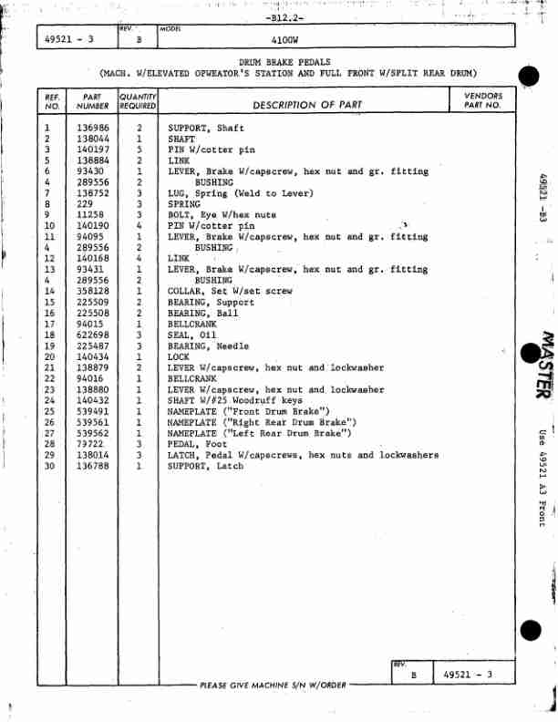 Alternative view of Manitowoc 4100W Crane Parts Manual 41146 2017