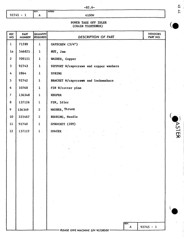 Alternative view of Manitowoc 4100W Crane Parts Manual 41508 2008