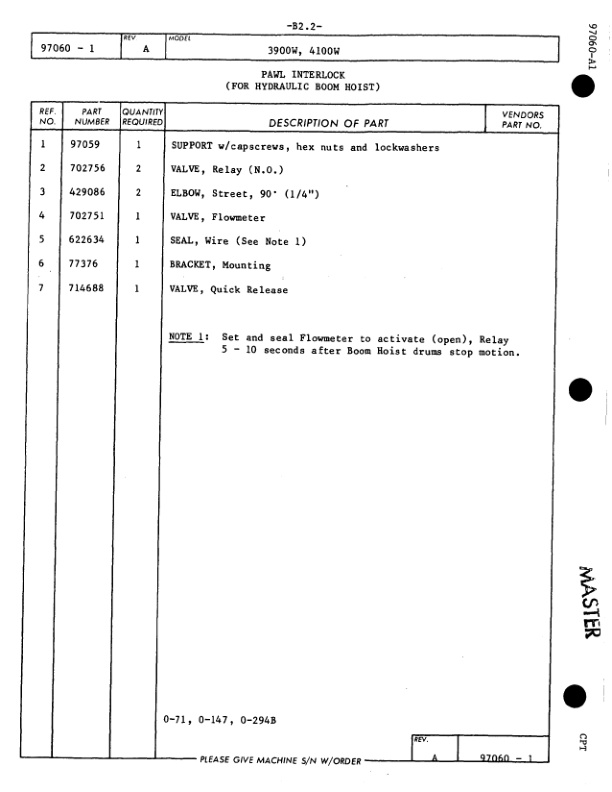 Alternative view of Manitowoc 4100W Crane Parts Manual 41581 2015