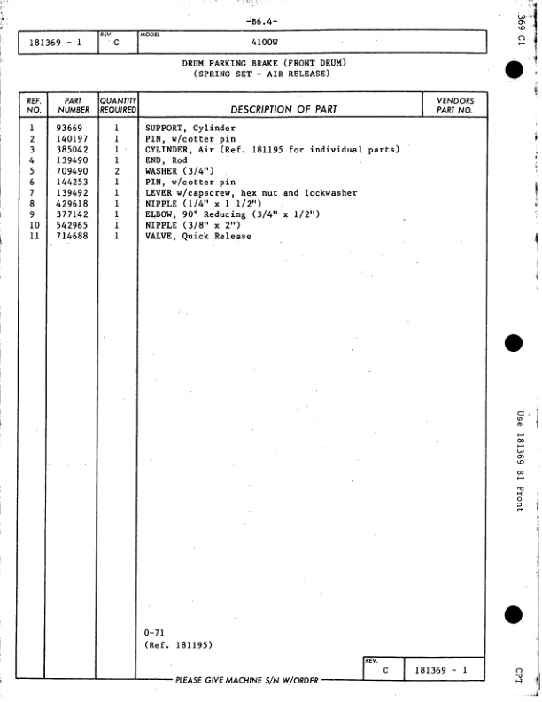 Alternative view of Manitowoc 4100W Crane Parts Manual 41591 2015