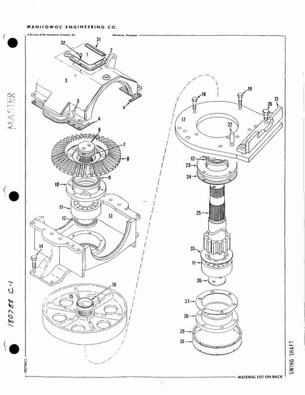 Alternative view of Manitowoc 4100W Crane Parts Manual 41625 2019