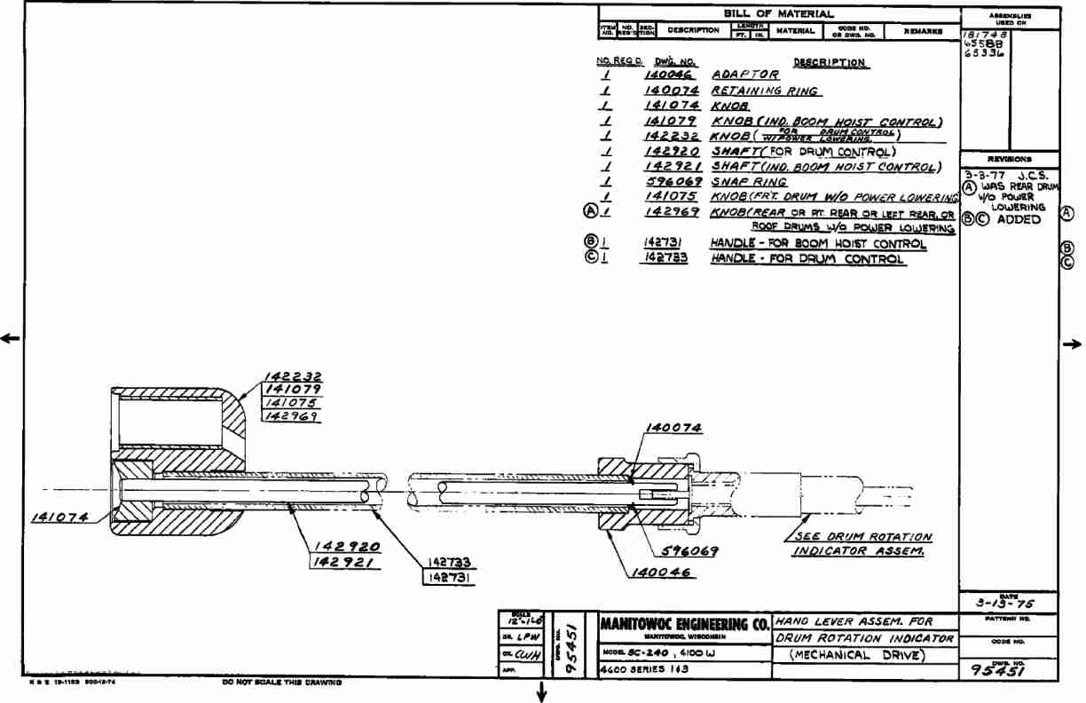 Alternative view of Manitowoc 4100W Crane Parts Manual 41663 2012