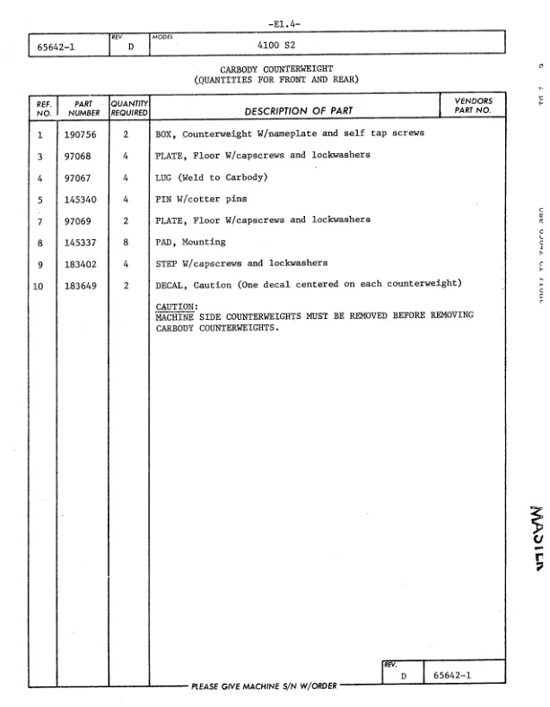 Manitowoc 4100W Crane Parts Manual 41704 2006 3 Manitowoc 4100W Crane Parts Manual 41704 2006 - Image 3