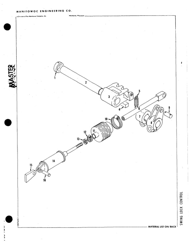 Alternative view of Manitowoc 4100W Crane Parts Manual 41725 2014