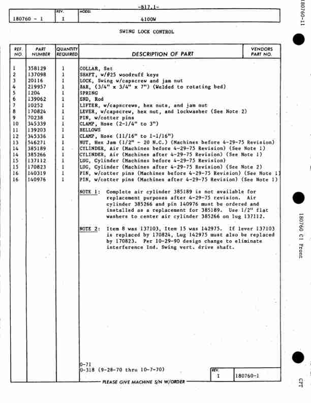 Alternative view of Manitowoc 4100W Crane Parts Manual 41759 2013