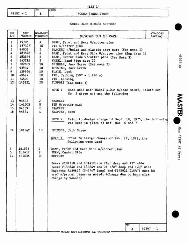 Alternative view of Manitowoc 4100W RINGER Crane Parts Manual 10199 2017