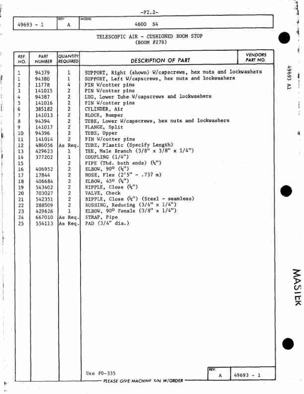 Manitowoc 4600 Crane Parts Manual 460007 2010 3 Manitowoc 4600 Crane Parts Manual 460007 2010 - Image 3