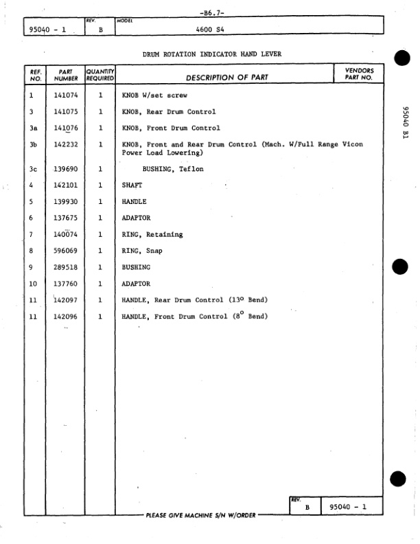 Alternative view of Manitowoc 4600 Crane Parts Manual 460013 2010