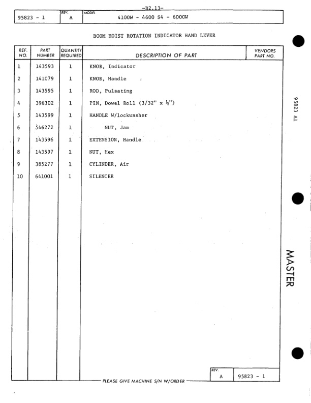 Alternative view of Manitowoc 4600 Crane Parts Manual 460019 2014