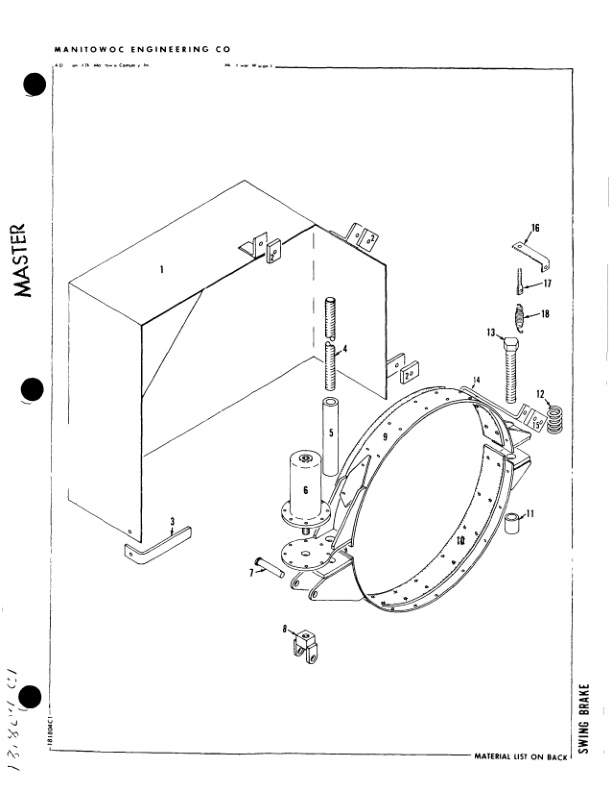 Alternative view of Manitowoc 4600 Crane Parts Manual 460030 2007