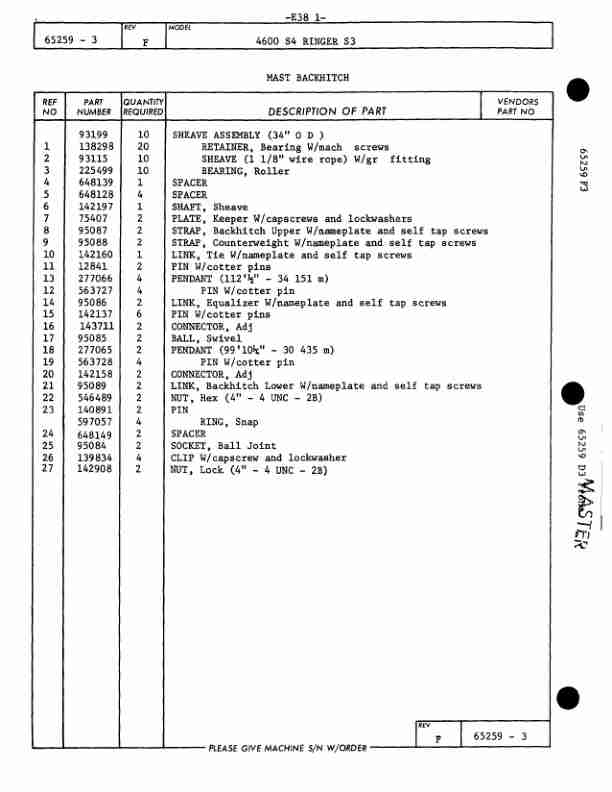 Manitowoc 4600 Crane Parts Manual 460030 2007 3 Manitowoc 4600 Crane Parts Manual 460030 2007 - Image 3